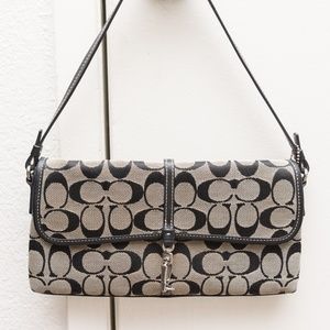 Authentic Vintage Coach Mini Shoulder Bag Purse W/ Dust Bag